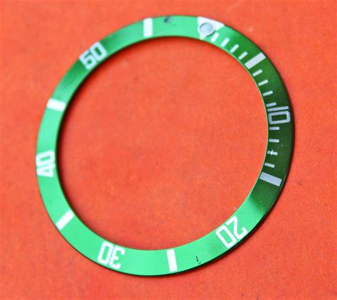 aftermarket rolex submariner bezel insert|genuine rolex bezel insert.